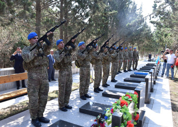 Sumqayıtda Birinci Qarabağ müharibəsinin şəhidi Rəhim Rəsulov dəfn edilib