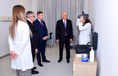 Sumqayıtda Göz Mərkəzinin açılışı olub